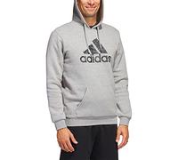 adidas Hombre Sportswear Camo Hoodie, Medium Grey Heather, XL