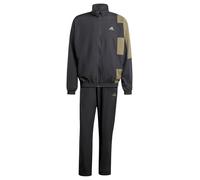 adidas Hombre Sportswear Colorblock Track Suit, Negro/Verde (Black/Green), M