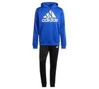 adidas Hombre Sportswear French Terry Hooded Track Suit, semi lucid blue/black, L