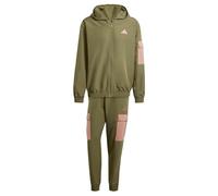 adidas Hombre SPORTSWEAR WOVEN CARGO TRACKSUIT, Olive Strata, XXL