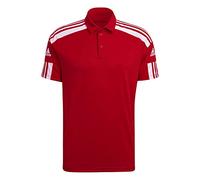 adidas Hombre Squadra 21 Polo Shirt, Team Power Red / White, XL
