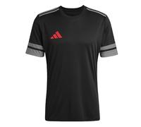 adidas Hombre SQUADRA25 Jersey Short Sleeve, Black/Team Grey Four/Pure Ruby, XS