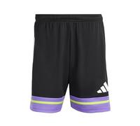 adidas Hombre SQUADRA25 Short, Black/Purple Rush/Semi Solar Slime, S