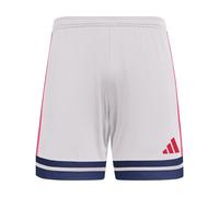 adidas Hombre SQUADRA25 Short, Glory Grey/Team Navy Blue 2/Pure Ruby, L