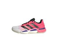 adidas Hombre Stabil 16 Indoor Shoes, Solar Turbo/Trace Grey Met./Core Black, 39 1/3 EU