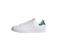 adidas Hombre Stan Smith Sneaker, Cloud White/Cloud White/Green, 44 2/3 EU