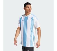 adidas Hombre Striped 24 Jersey Shirt, Team Light Blue/White/White, S