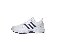 adidas Hombre Strutter Shoes, Cloud White / Dark Blue / Matte Silver, 47 1/3 EU