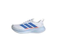 adidas Hombre Supernova Glide Running Shoes, FTWR White/Ray Blue/Lucid Orange, 44 2/3 EU