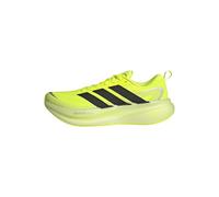 adidas Hombre Supernova Glide Running Shoes, Solar Yellow/Core Black/Matte Silver, 45 1/3 EU