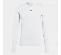 adidas Hombre T-Shirt (Long Sleeve) Camiseta Manga Larga Techfit Aeroready, White, HP0640, L