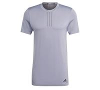 Adidas Hombre T-Shirt (Short Sleeve) Yoga Base SML T, Silver Violet/Carbon, IC7291, XS