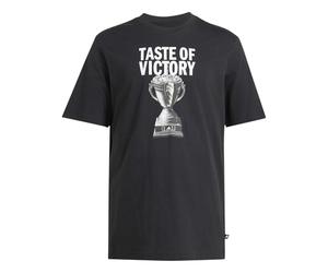 adidas Hombre Taste of Victory Cake Graphic Shirt, Black, S