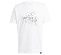 adidas Hombre Tech BOS Graphic tee, White, M