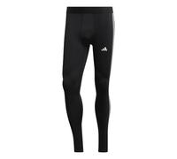 adidas Hombre Techfit 3-Stripes Training Long Tights, Black, XS