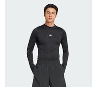 adidas Hombre Techfit Cold Ready Training LONGLEEVE, Black, L