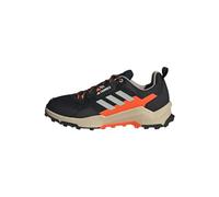 Adidas Hombre Terrex AX4 Hiking Shoes, Core Black/Wonder Silver/Orange, 43 1/3 EU