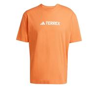 adidas Hombre Terrex Classic Logo T-Shirt, Semi Impact Orange, S