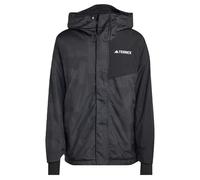 adidas Hombre TERREX MULTI 2L RAIN.RDY INSULATED RAIN JACKET, Black/Carbon, M