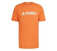 adidas Hombre Terrex Multi Climacool Logo Tech T-Shirt, Semi Impact Orange, XS