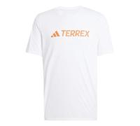 adidas Hombre Terrex Multi Climacool Logo Tech T-Shirt, White, XS