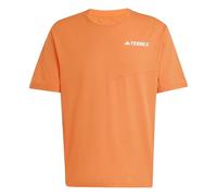 adidas Hombre Terrex Multi Climacool T-Shirt, Semi Impact Orange, XL