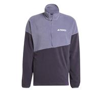 Adidas Hombre Terrex Multi Climawarm Fleece Anorak, Preloved Violet/Aurora Black/Aurora Plum, L