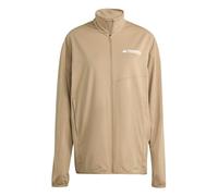 Adidas Hombre Terrex Multi Climawarm Full Zip Tech Fleece Jacket, Cardboard, L