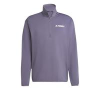 adidas Hombre Terrex Multi Climawarm Half Zip Tech Fleece Jacket, preloved Violet, S