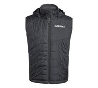 adidas Hombre Terrex Multi Climawarm Insulated Hooded Vest Coat, Black, L