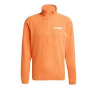 adidas Hombre Terrex Multi Essentials Half Zip Fleece Jacket, Semi Impact Orange, XL