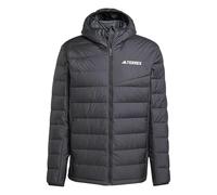 adidas Hombre Terrex Multi Light Down Climawarm Hooded Coat, Black, XS