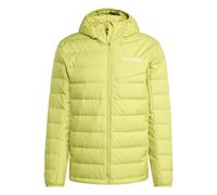 adidas Hombre Terrex Multi Light Down CLIMAWARM Hooded Jacket, preloved lime, M