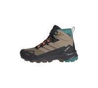 adidas Hombre Terrex Skychaser AX5 Mid Gore-Tex Climawarm+ Hiking Shoes, Cardboard/Blanch Cargo/Pure Teal, 44 EU