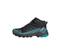 adidas Hombre Terrex Skychaser AX5 Mid Gore-Tex Hiking Shoes, Core Black/Carbon/Pure Teal, 42 EU