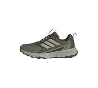 adidas Hombre Terrex Tracefinder 2 Climaproof Trail Running Shoes, Olive strata/Wonder Alumina/Lucid Tangerine, 45 1/3 EU