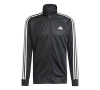 adidas Hombre Train Essentials 3-Stripes Training Hooded Track Top, Black, XXL