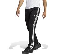 adidas Hombre Train Essentials 3-Stripes Training Pants, Black/White, XL