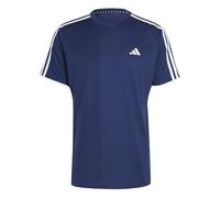 adidas Hombre Train Essentials 3-Stripes Training Tee, Dark Blue/White, XL
