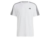 adidas Hombre Train Essentials 3-Stripes Training Tee, White/Black, XL