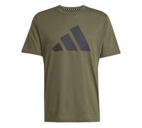 Adidas Hombre Train Essentials Feelready Logo Training tee, Night Cargo/Black, L