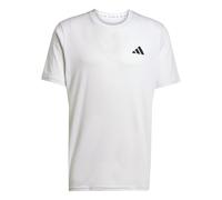 adidas Hombre Train Essentials Feelready Novelty T-Shirt, White, M