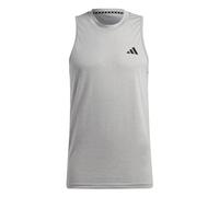 adidas Hombre Train Essentials Feelready Training Sleeveless tee, Medium Grey Heather/White/Black, M