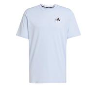 adidas Hombre Train Essentials Feelready Training tee, Glow Blue/Black, S
