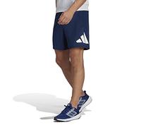 adidas Hombre Train Essentials Logo Training Shorts, Dark Blue / White, M 7 inch