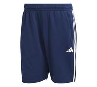 Adidas Hombre Train Essentials Piqué 3-Stripes Training Shorts, Dark Blue/White, S