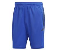 adidas Hombre Train Essentials Piqué 3-Stripes Training Shorts, Lucid Blue/Black, XXL