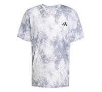 Adidas Hombre Train Essentials Seasonal All Over Print tee, halo Silver, M