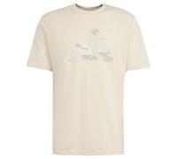 adidas Hombre Train Essentials Seasonal Brand Love Camo tee, Crystal Sand/Black, L