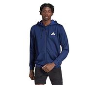 adidas Hombre Train Essentials Seasonal Training Full-Zip Jacket, Dark Blue/White, M